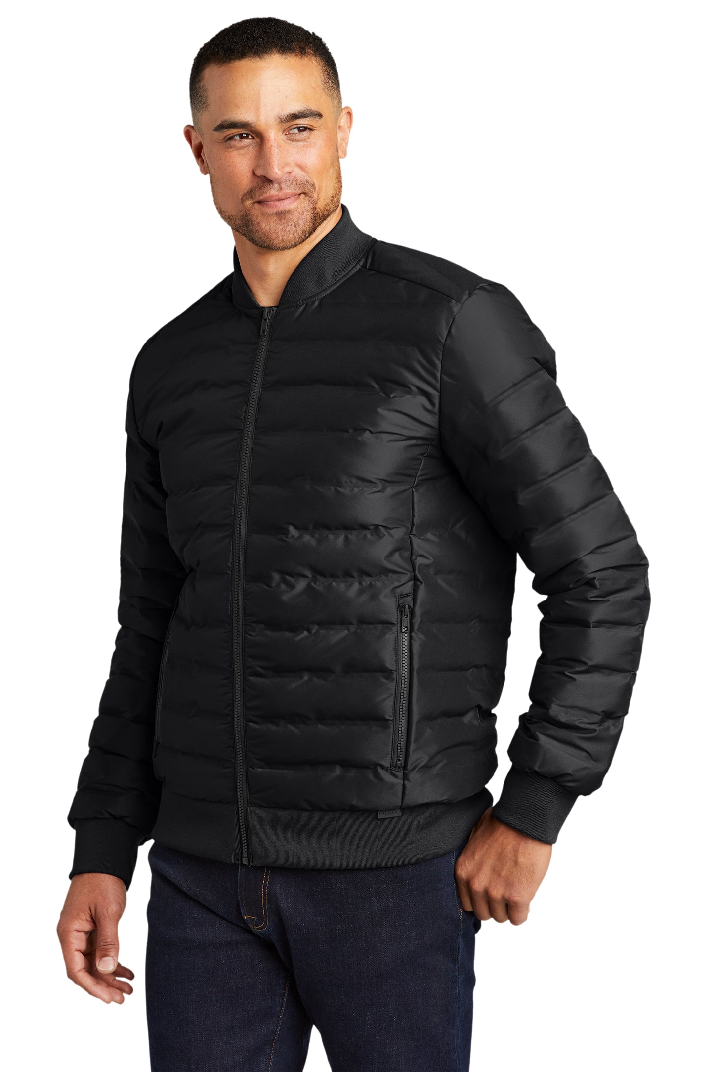 Chaqueta Street Puffy con cremallera completa para hombre