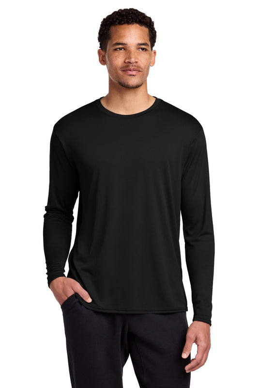 Port & Company PC380LS Long Sleeve Performance Tee - Jet Black