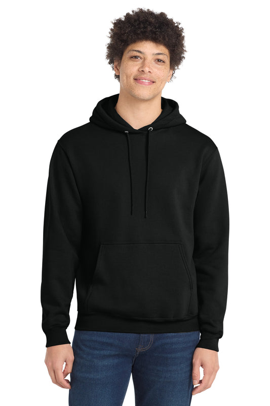 Port & Company PC78H Core Fleece Pullover Hooded Sweatshirt - Jet Black